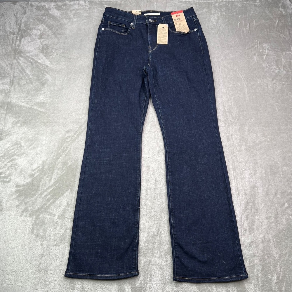 Levis Classic Bootcut Jeans Womens 6 Indigo Blue Dark Wash Western Cowgirl Denim